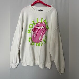 Women’s Rolling Stones distressed sweatshirt from The Post size L